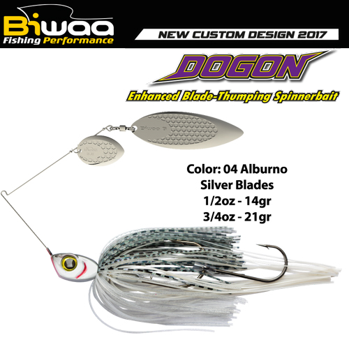 SPINNERBAIT DOGON 1/2oz 14gr 04 Alburno-Silver Blades