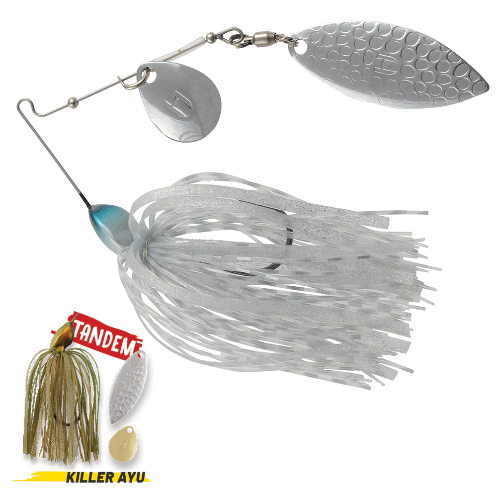 SPINNERBAIT FLATTER TANDEM 1/4oz 7gr Killer Ayu