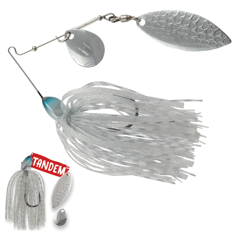 SPINNERBAIT FLATTER TANDEM 1/4oz 7gr Silver