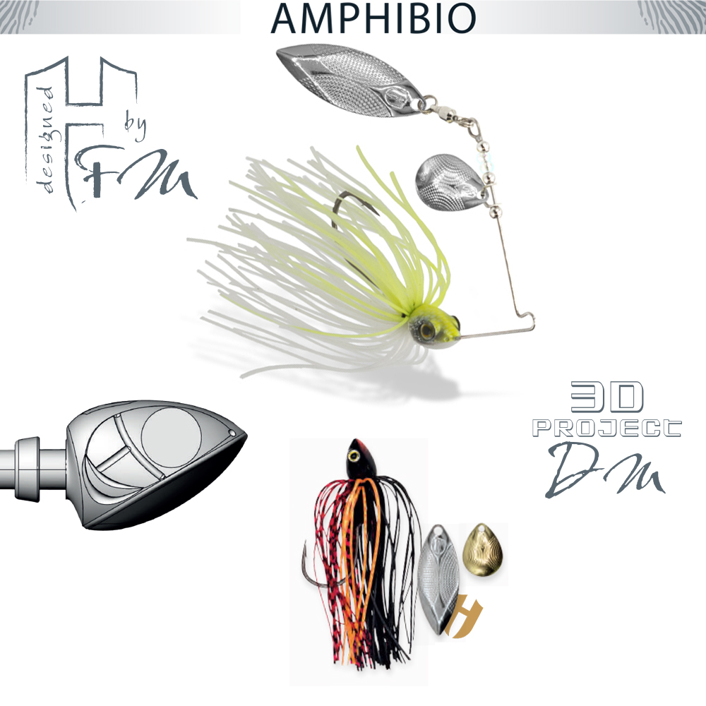SPINNERBAIT HERAKLES AMPHIBIO TANDEM 1/4oz 7gr Devil