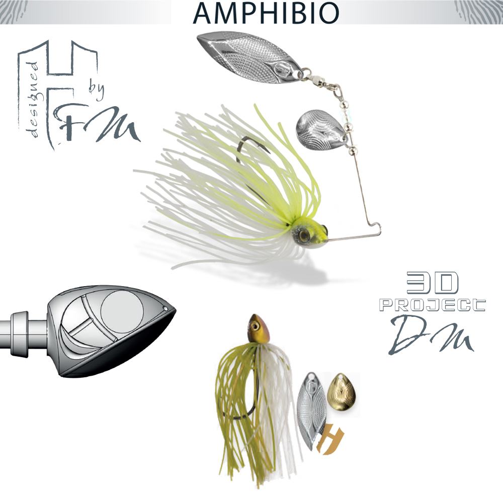 SPINNERBAIT HERAKLES AMPHIBIO TANDEM 3/8oz 10.5gr Ayu