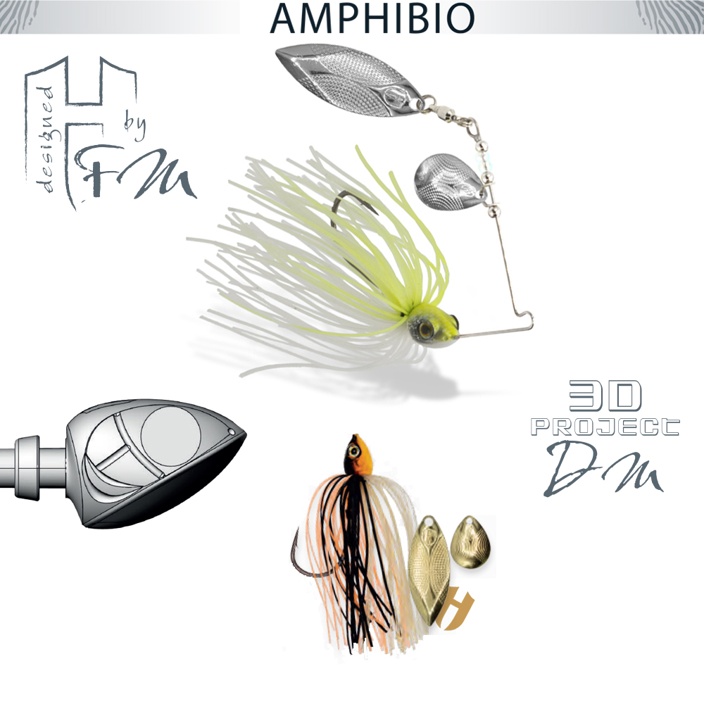 SPINNERBAIT HERAKLES AMPHIBIO TANDEM 3/8oz 10.5gr Kinkuro