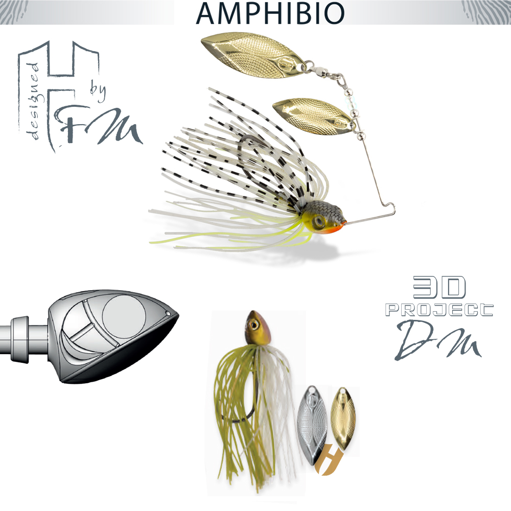 SPINNERBAIT HERAKLES AMPHIBIO WILLOW 3/8oz 10.5gr Ayu