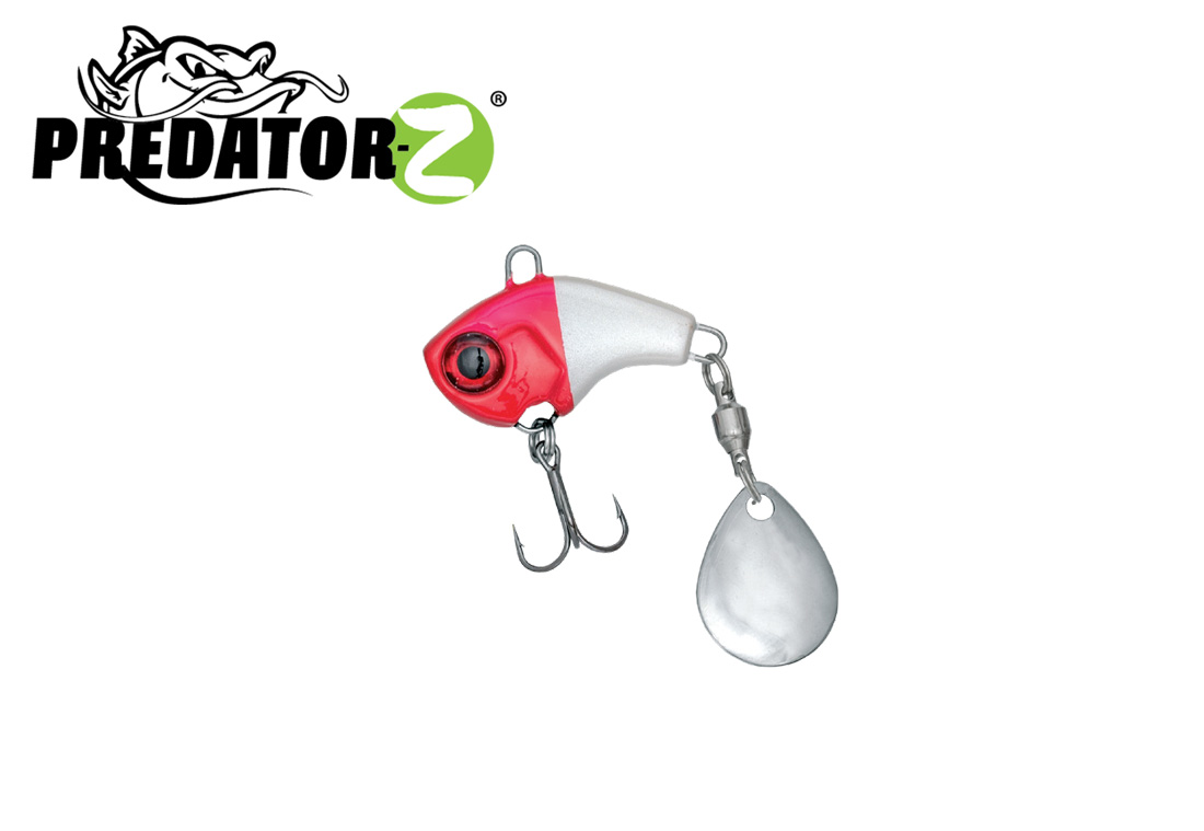 SPINNERTAIL PREDATOR-Z METAL VIBER 2.8cm 10gr A2 Red Head