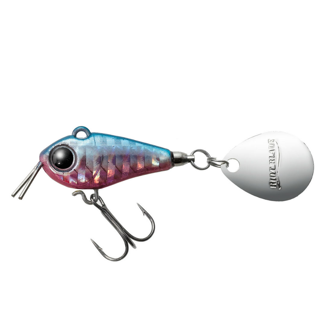 SPINNERTAIL TIEMCO RIOT BLADE S 25mm 9gr 09 Holo Blue Pink