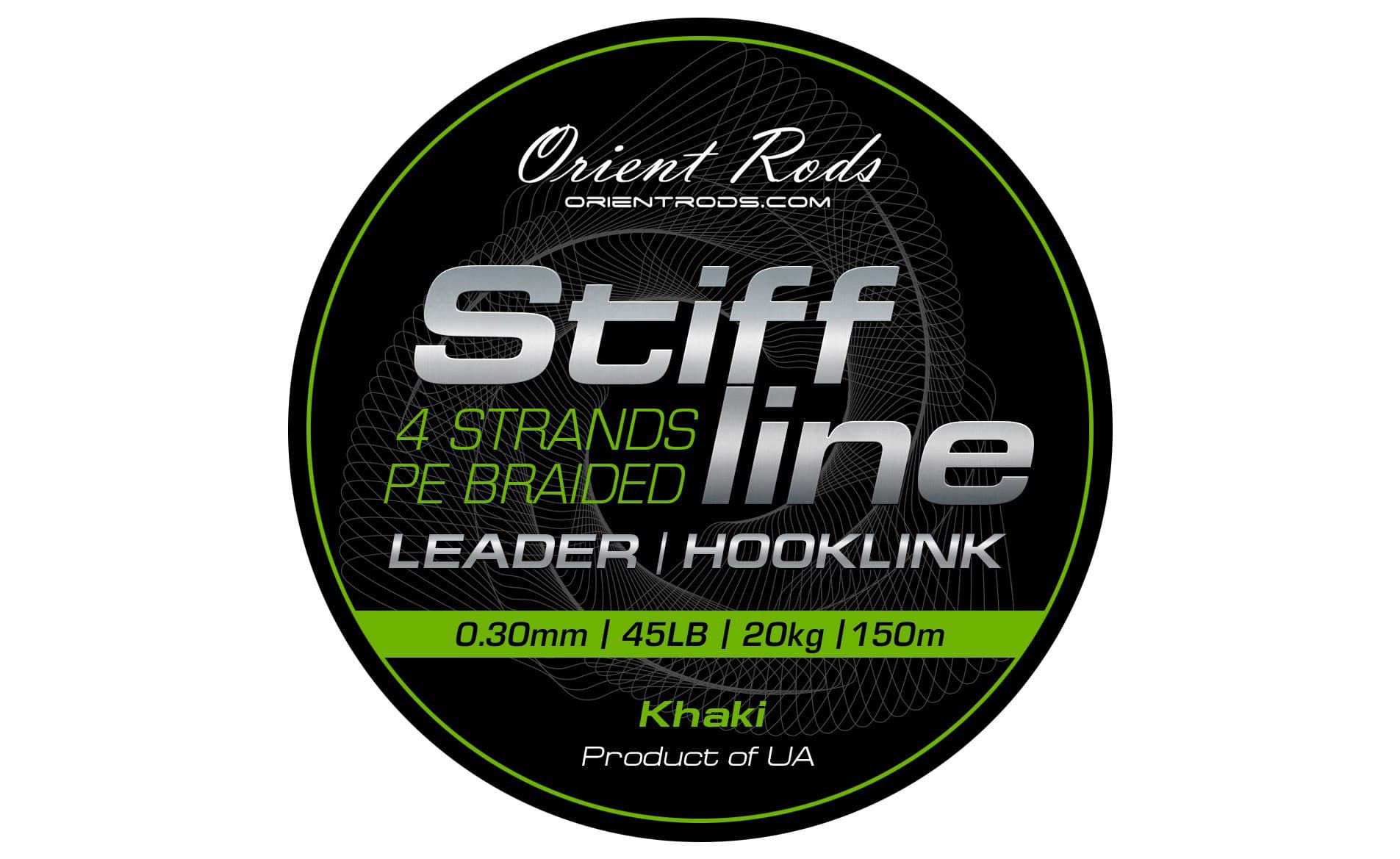 Stiff Line Orient Rods Leader Hooklink 150m 45lbs