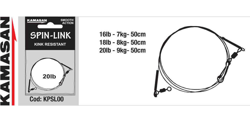 STRUNA KAMASAN 16LB 30cm