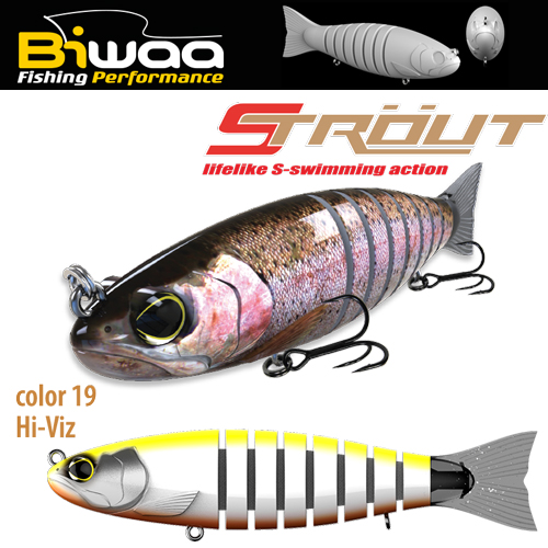 SWIMBAIT STROUT 5.5 14cm 29gr 19 Hi-Viz