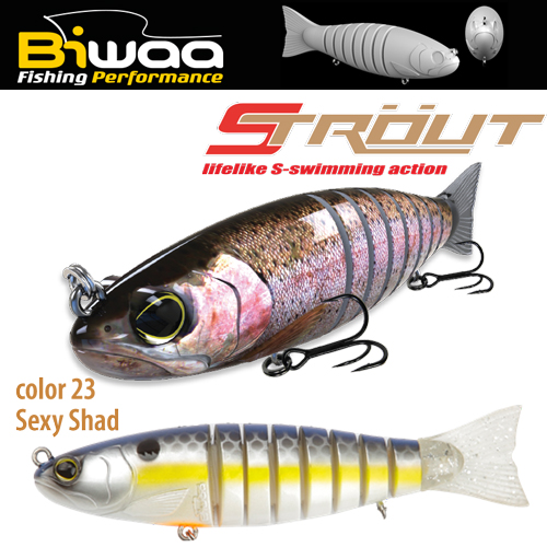 SWIMBAIT STROUT 5.5 14cm 29gr 23 Sexy Shad