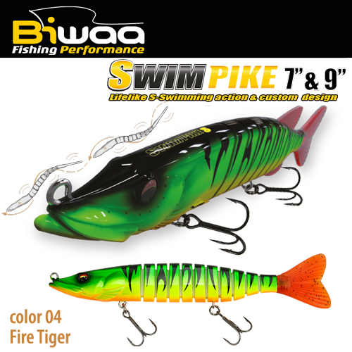 SWIMBAIT SWIMPIKE SS 7 18cm 26gr 04 Fire Tiger