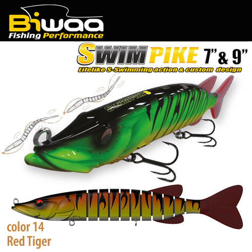 SWIMBAIT SWIMPIKE SS 9 24cm 62gr 14 Red Tiger