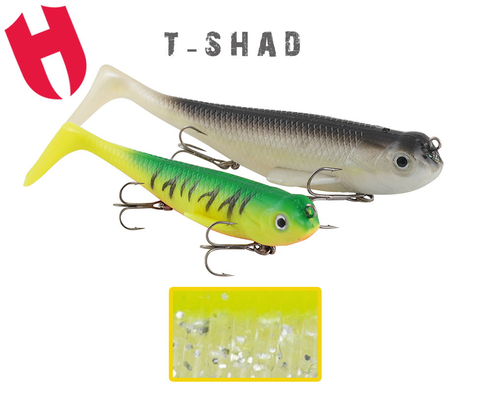 T-SHAD 12cm CHARTREUSE BLOODY