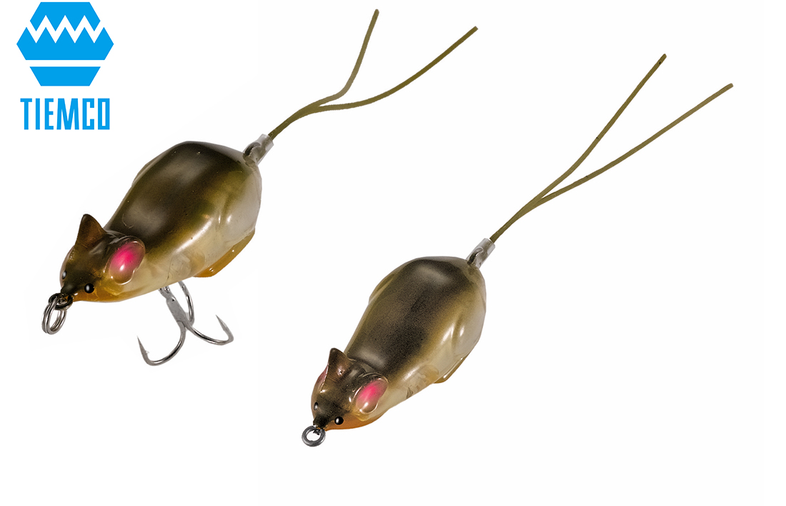 TIEMCO WILD MOUSE MINI HARD 3.5cm 2.5gr 04 Clear Moss Green