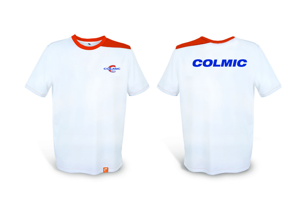 TRICOU COLMIC ALB/ORANGE M