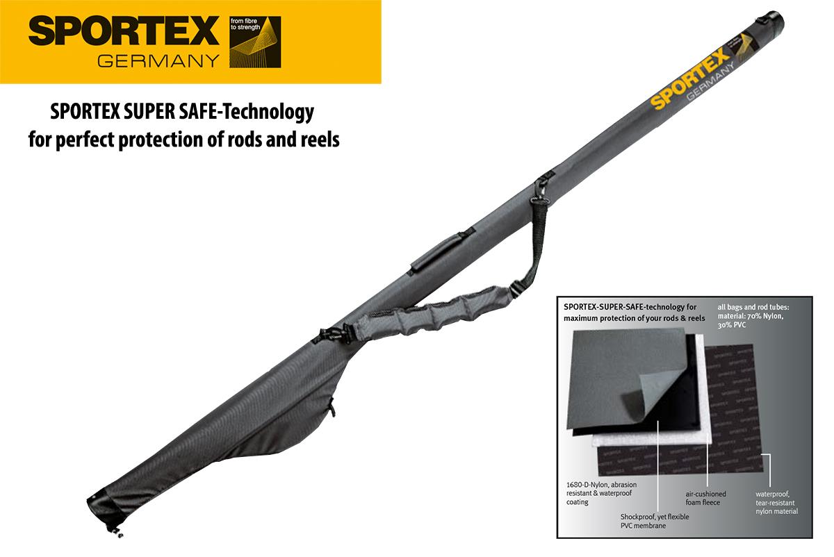 TUB RIGID LANSETE SPORTEX BAITCAST SUPER SAFE XI 212CM Grey