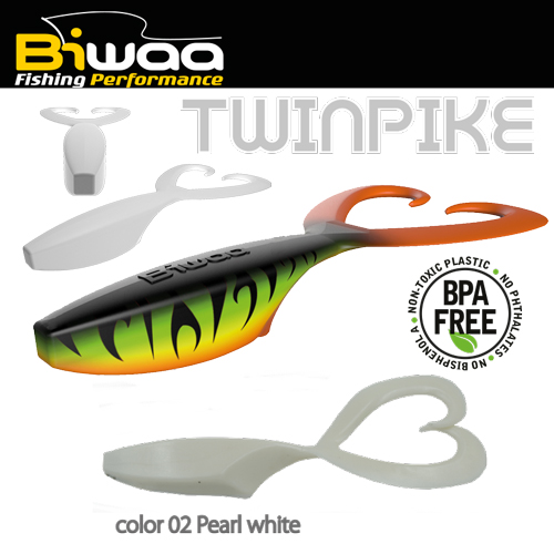 TWINPIKE 6 15cm 24gr 02 Pearl White