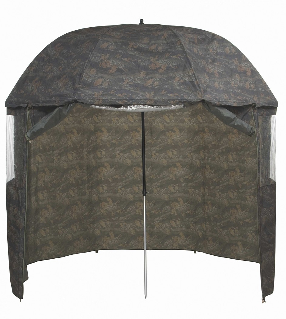 Umbrela cu Paravan Mivardi PVC Full Cover Camou, Ø=250cm