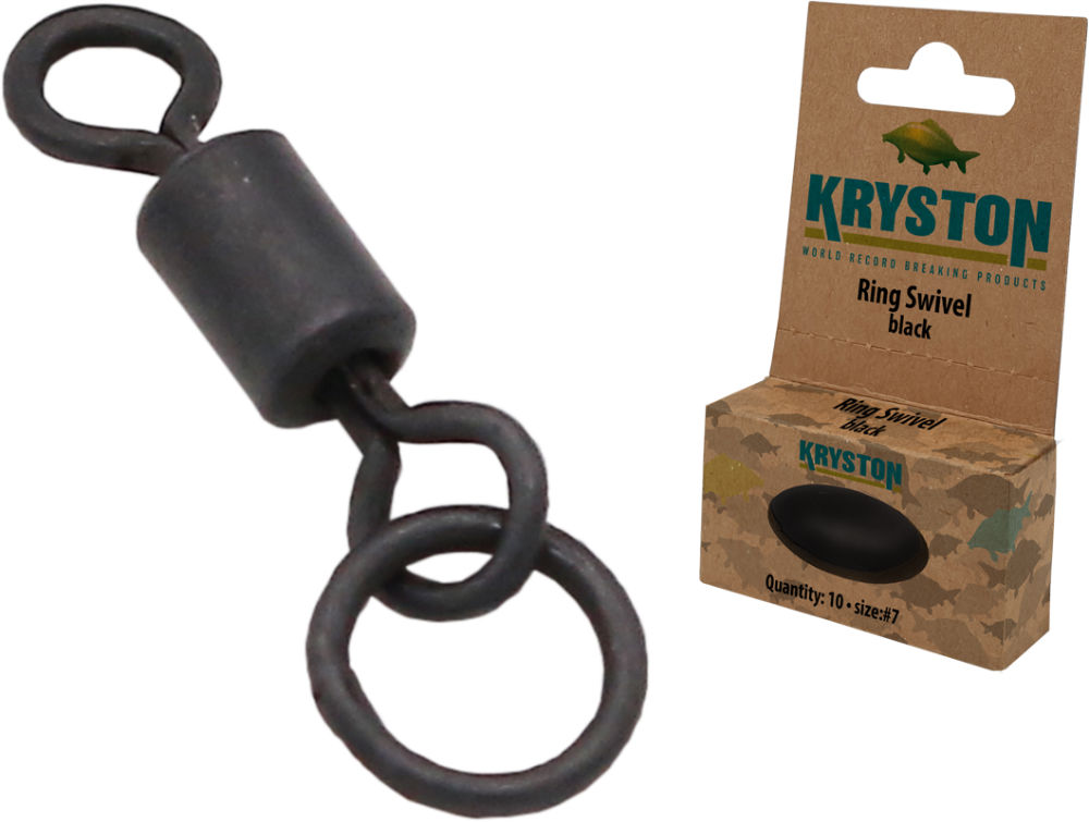 VARTEJ CU ANOU KRYSTON RING SWIVEL #7 Black