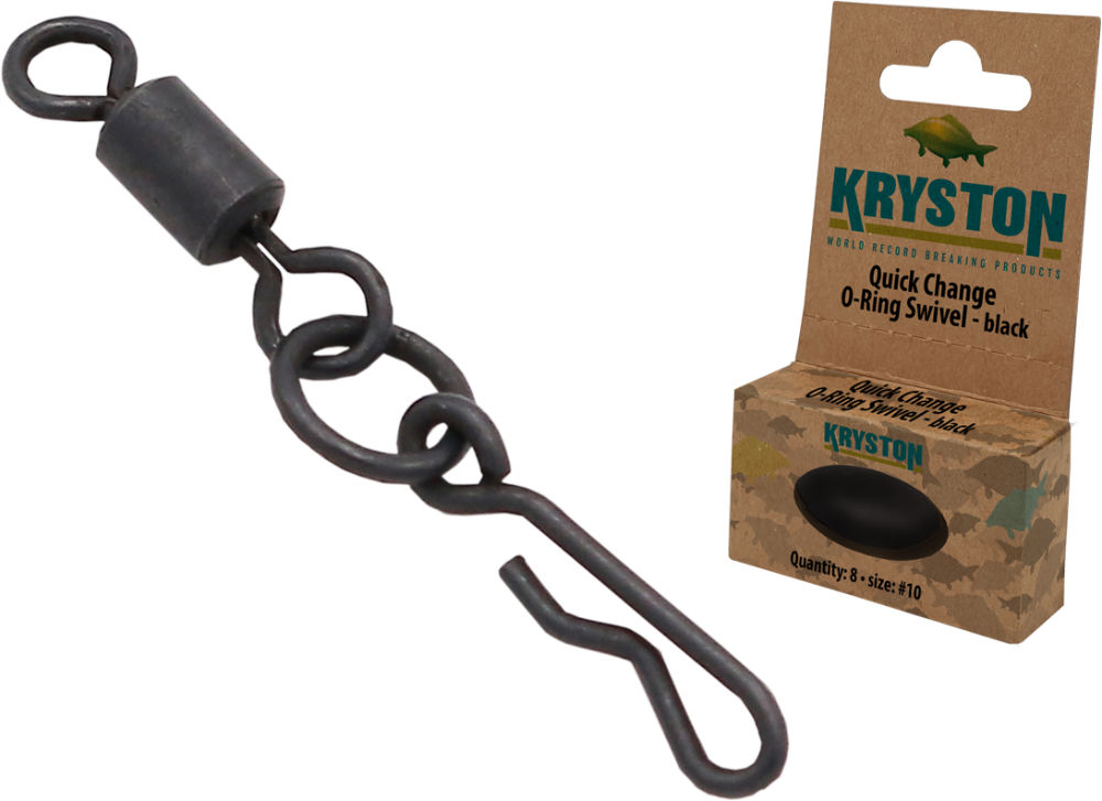 VARTEJ KRYSTON QUICK CHANGE O-RING SWIVEL #7 Black
