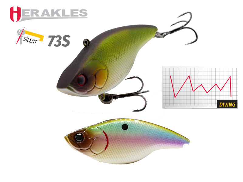 VOBLER BLAZE RATTLE 73 SILENT S 7.3cm 17gr Rainbow Shinner