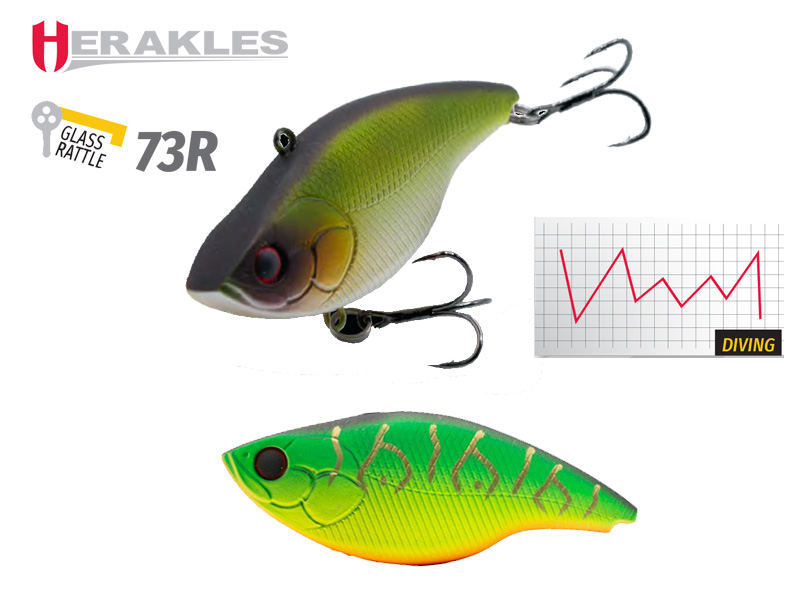 VOBLER BLAZE RATTLE 73R S 7.3cm 17gr Firetiger