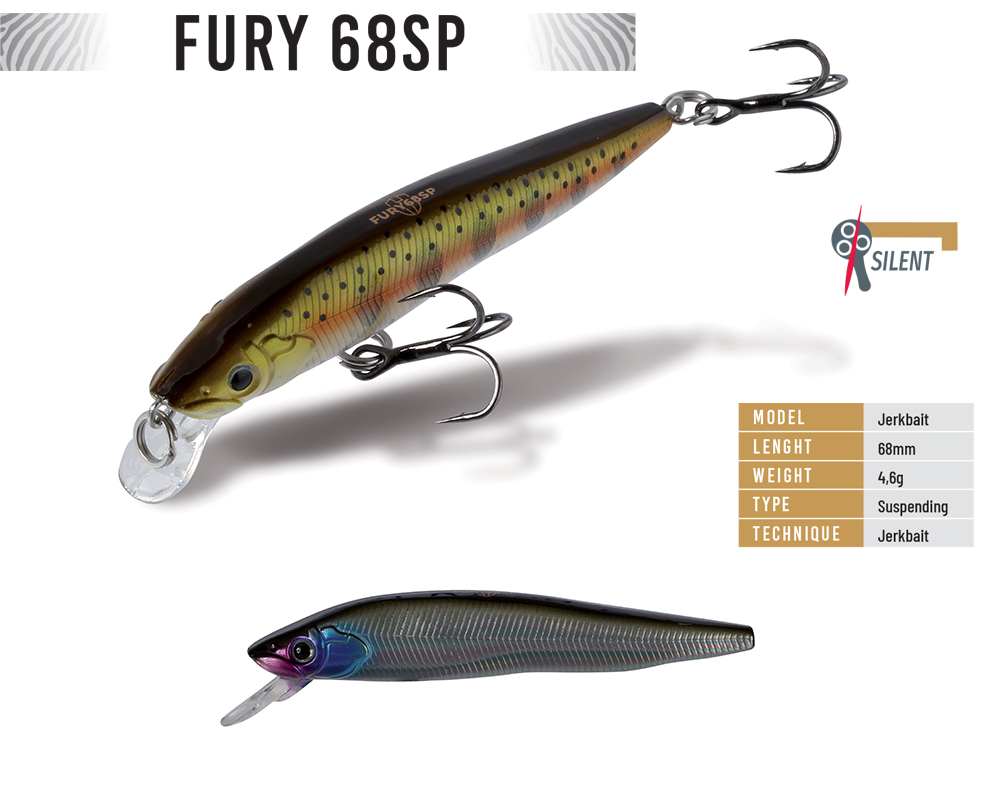 VOBLER FURY 68SP 6.8cm 4.8gr Gilled