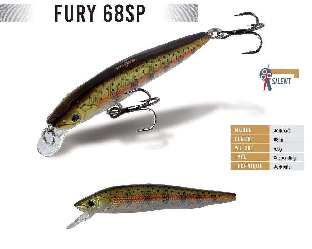VOBLER FURY 68SP 6.8cm 4.8gr Iridium