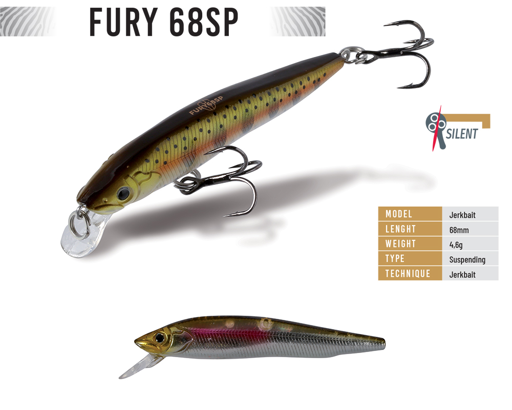 VOBLER FURY 68SP 6.8cm 4.8gr Wakasagi Laminated
