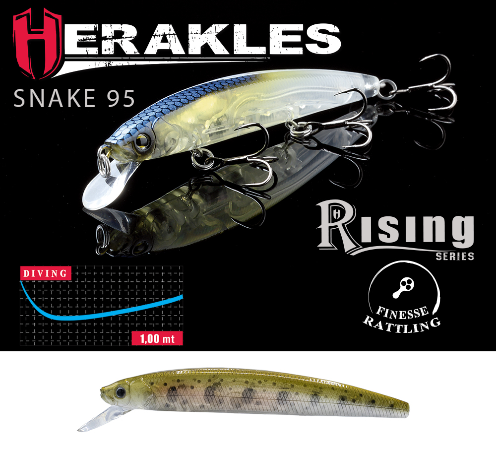 VOBLER HERAKLES SNAKE 95SP 9.5cm 9gr Iridum