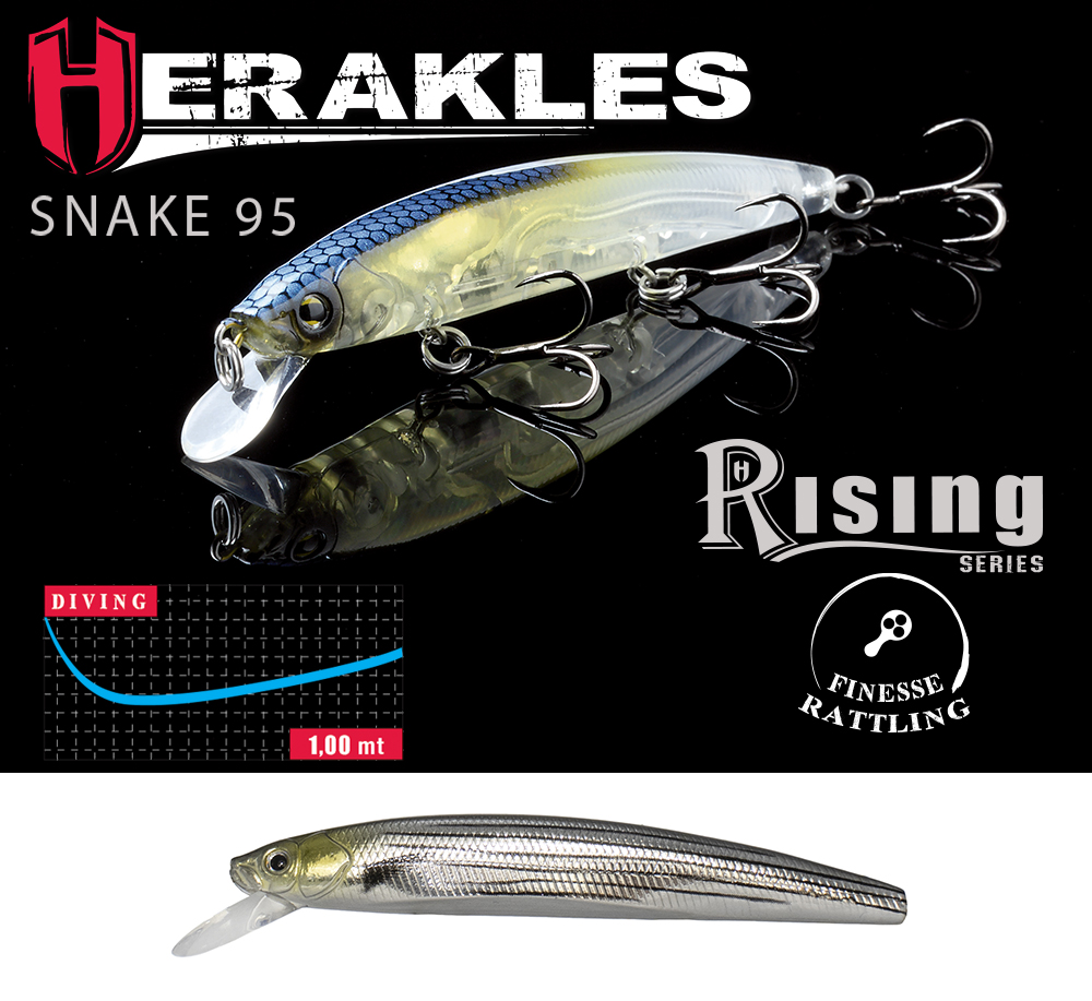 VOBLER HERAKLES SNAKE 95SP 9.5cm 9gr Live Mullet