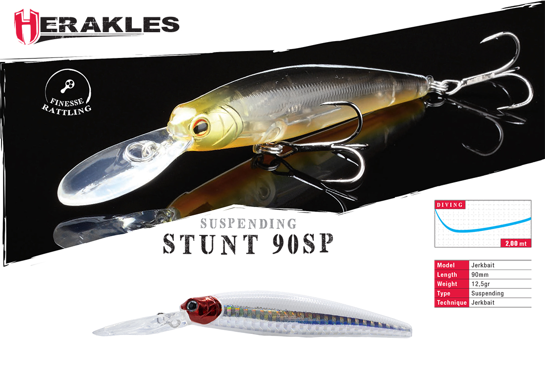 VOBLER HERAKLES STUNT 90SP 9.0cm 12.5cm Bloody Blade