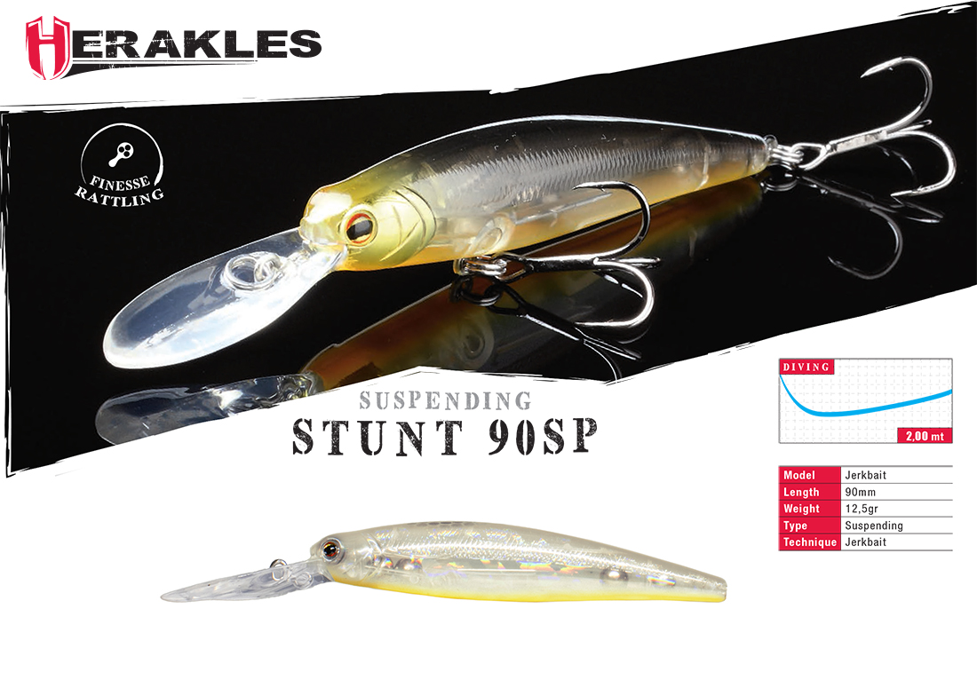 VOBLER HERAKLES STUNT 90SP 9.0cm 12.5cm Pearl OCB