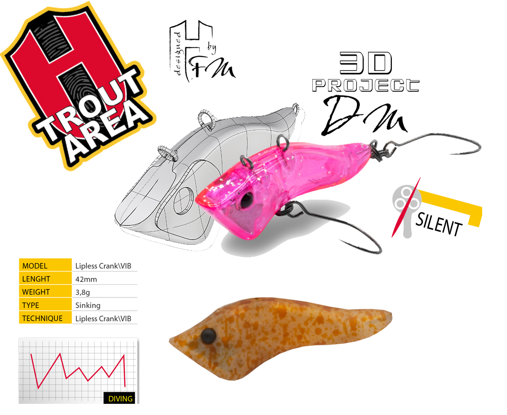 VOBLER HYBRID S 4.2cm 3.8gr Ghost Pellet Glow