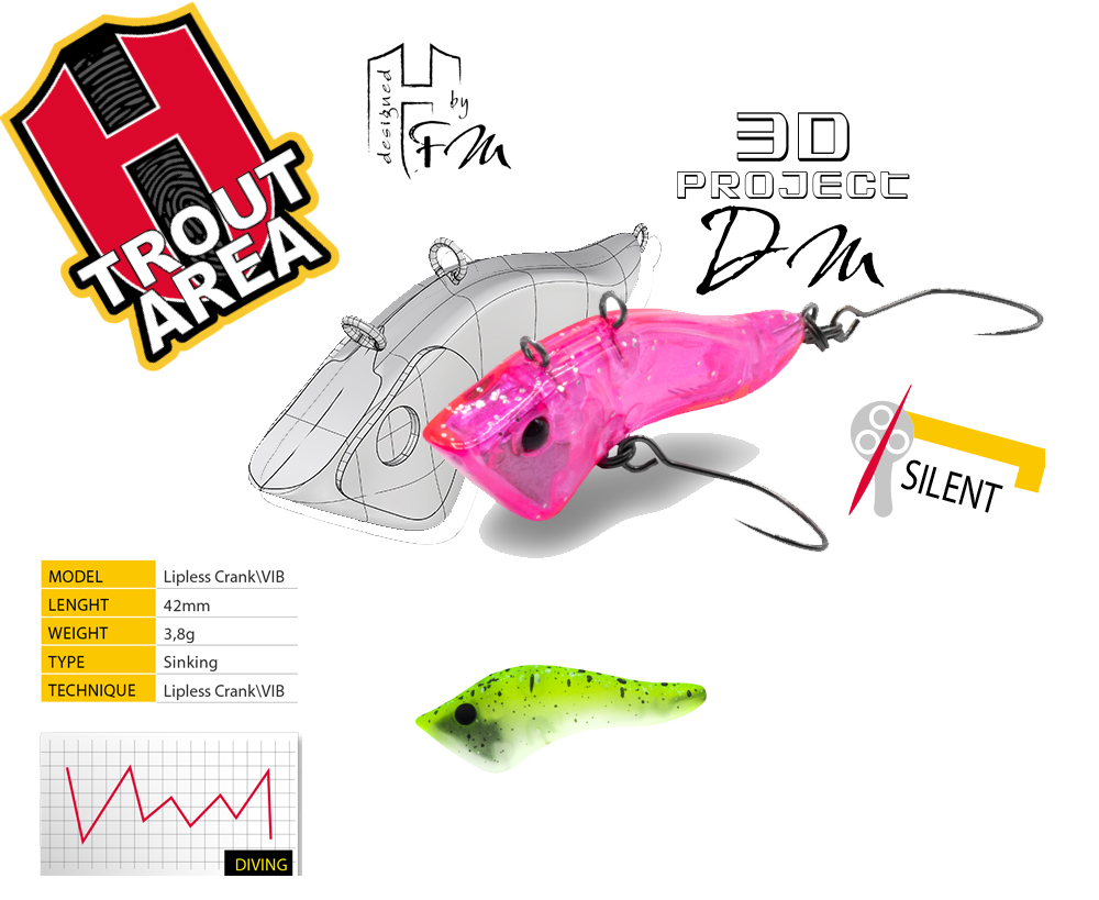 VOBLER HYBRID S 4.2cm 3.8gr Lime Glow