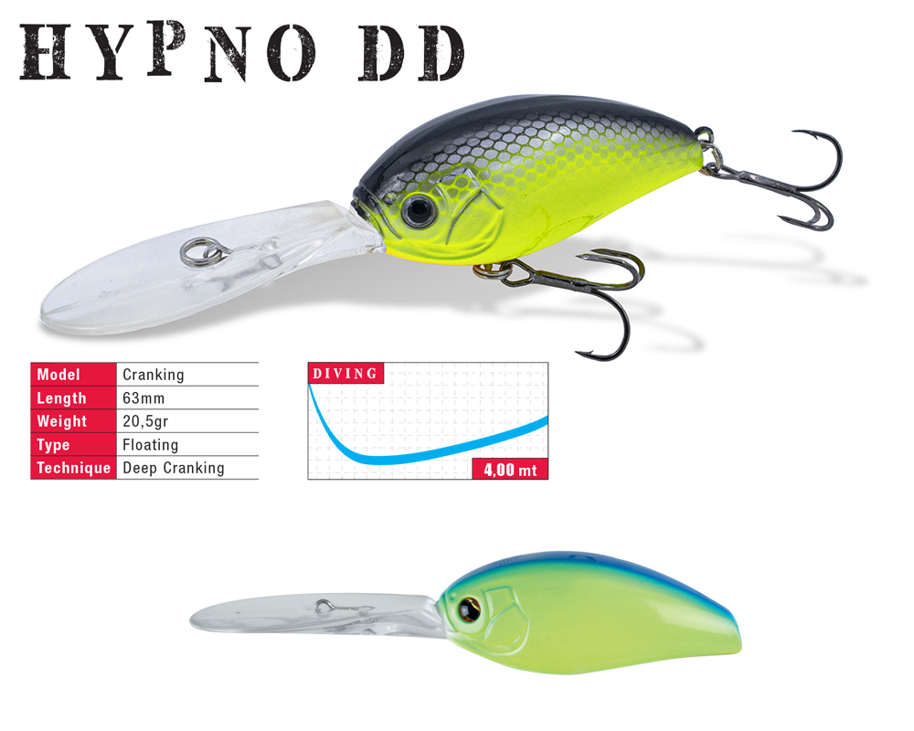 VOBLER HYPNO-DD F 6.3cm 20.5gr Blue Back Chartreuse