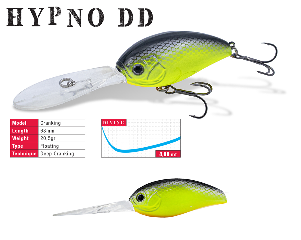 VOBLER HYPNO-DD F 6.3cm 20.5gr Chartreuse Black Back