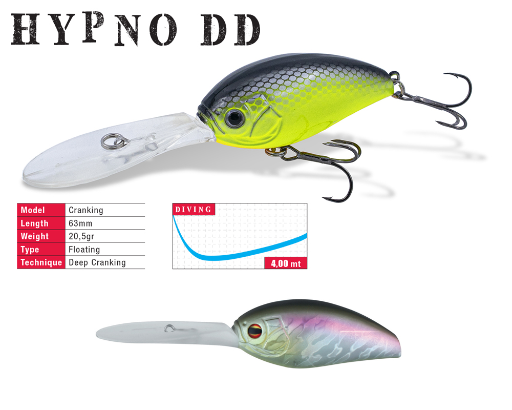 VOBLER HYPNO-DD F 6.3cm 20.5gr Matt Sunny