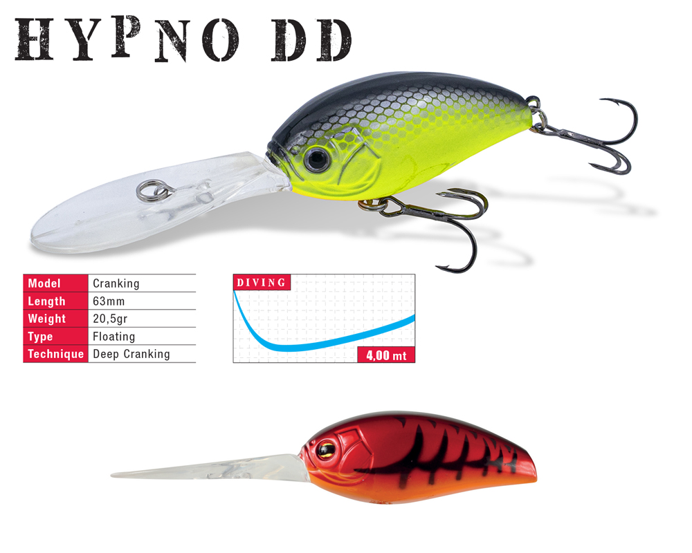 VOBLER HYPNO-DD F 6.3cm 20.5gr Red Craw