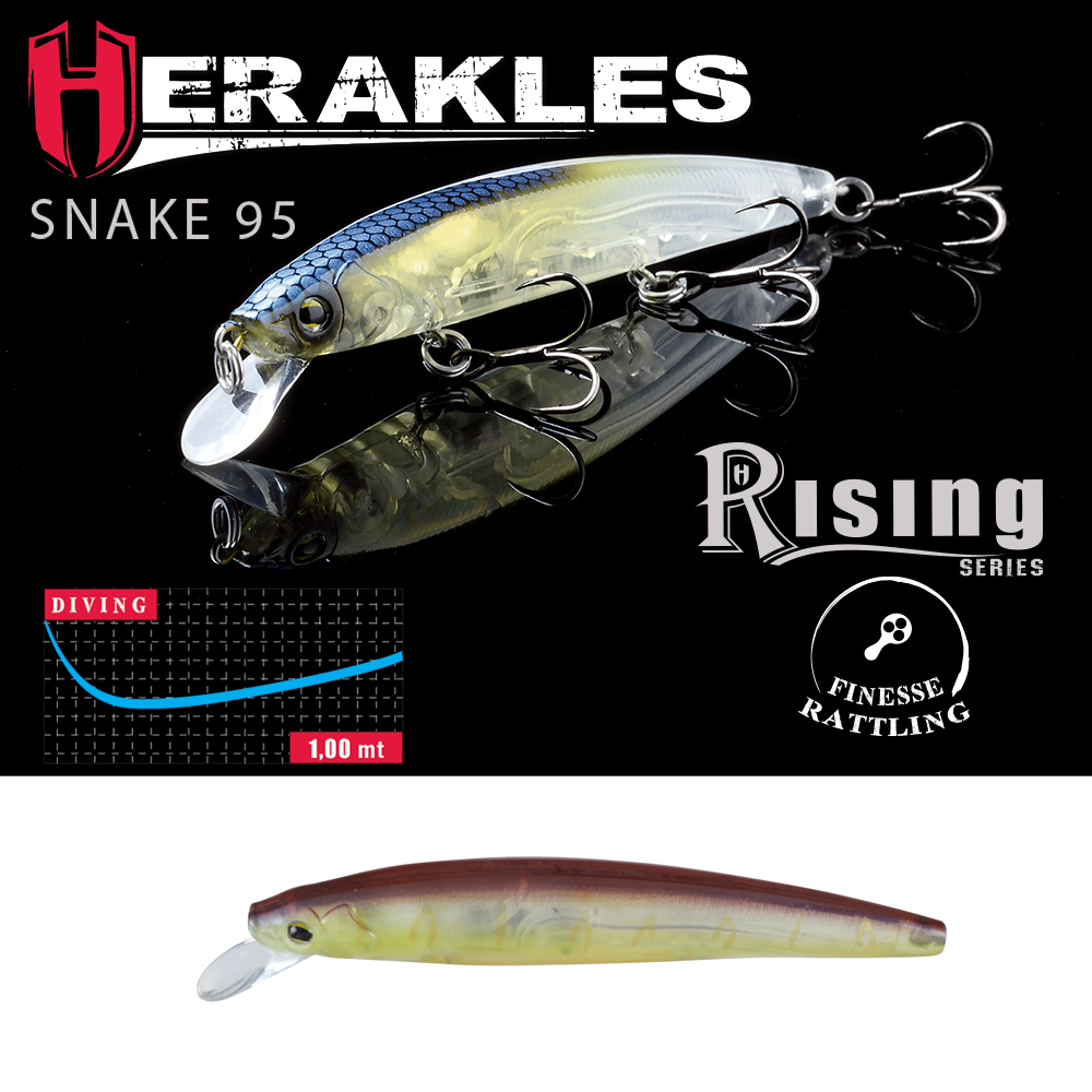 VOBLER SNAKE 95F 9.5cm 8.8gr Levander Tiger