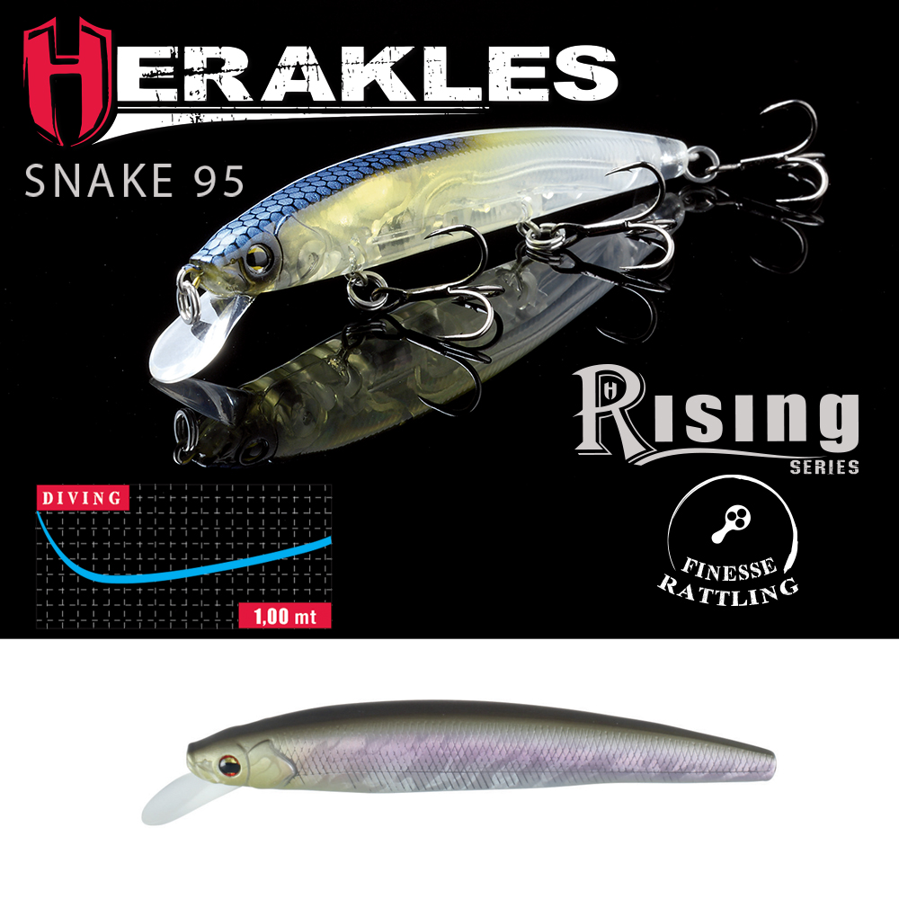 VOBLER SNAKE 95F 9.5cm 8.8gr Matt Sunny