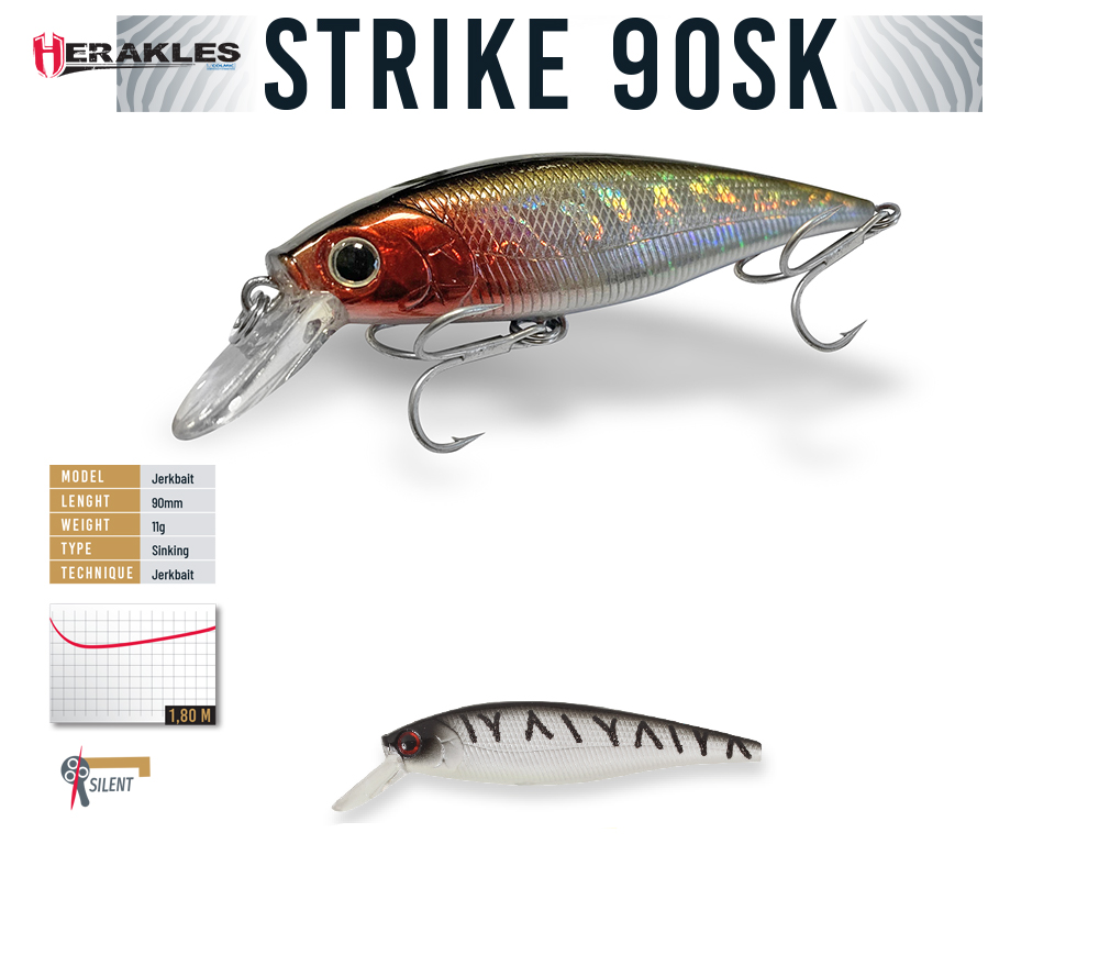 VOBLER STRIKE 90SK 9cm 11gr Bandit Tiger