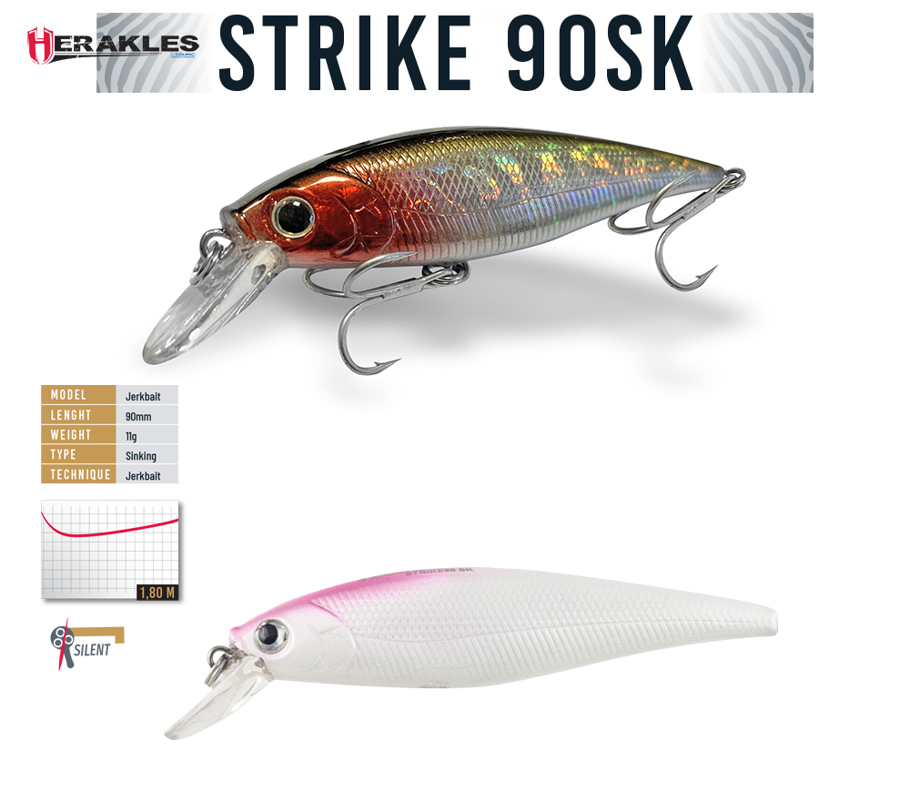 VOBLER STRIKE 90SK 9cm 11gr Pink Head