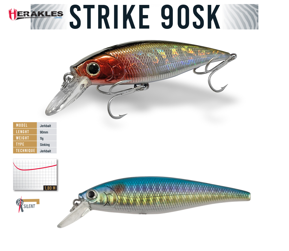 VOBLER STRIKE 90SK 9cm 11gr Rainbow