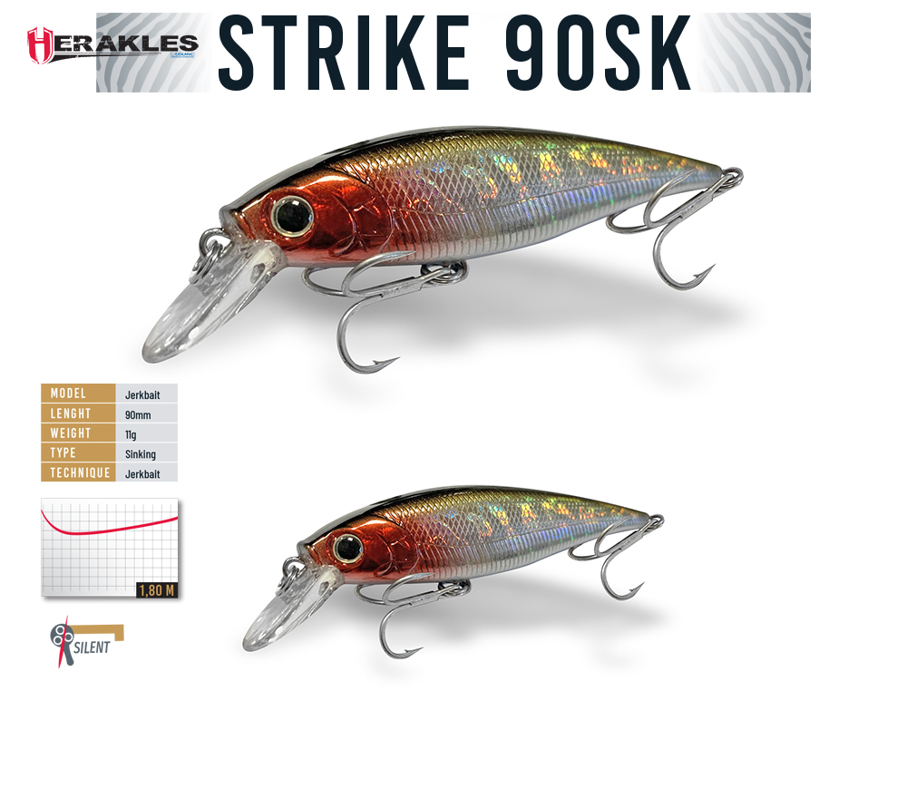 VOBLER STRIKE 90SK 9cm 11gr Silver Shad