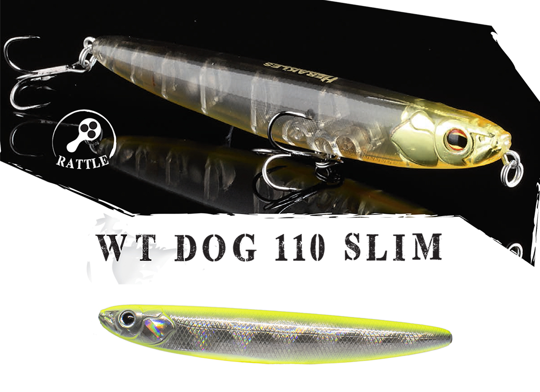 VOBLER WT-DOG 110 SLIM 11cm 13.5gr Chartreuse Shine