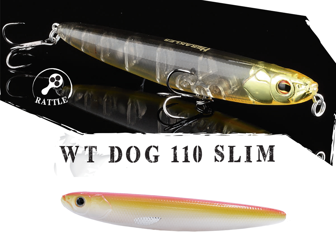 VOBLER WT-DOG 110 SLIM 11cm 13.5gr Pink Orange