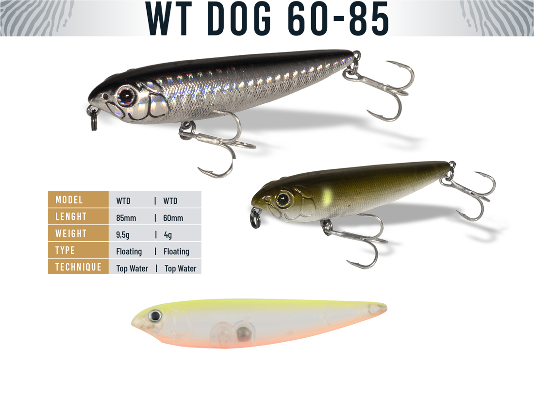 VOBLER WT-DOG 85 8.5cm 9.5gr Ghost Chartreuse