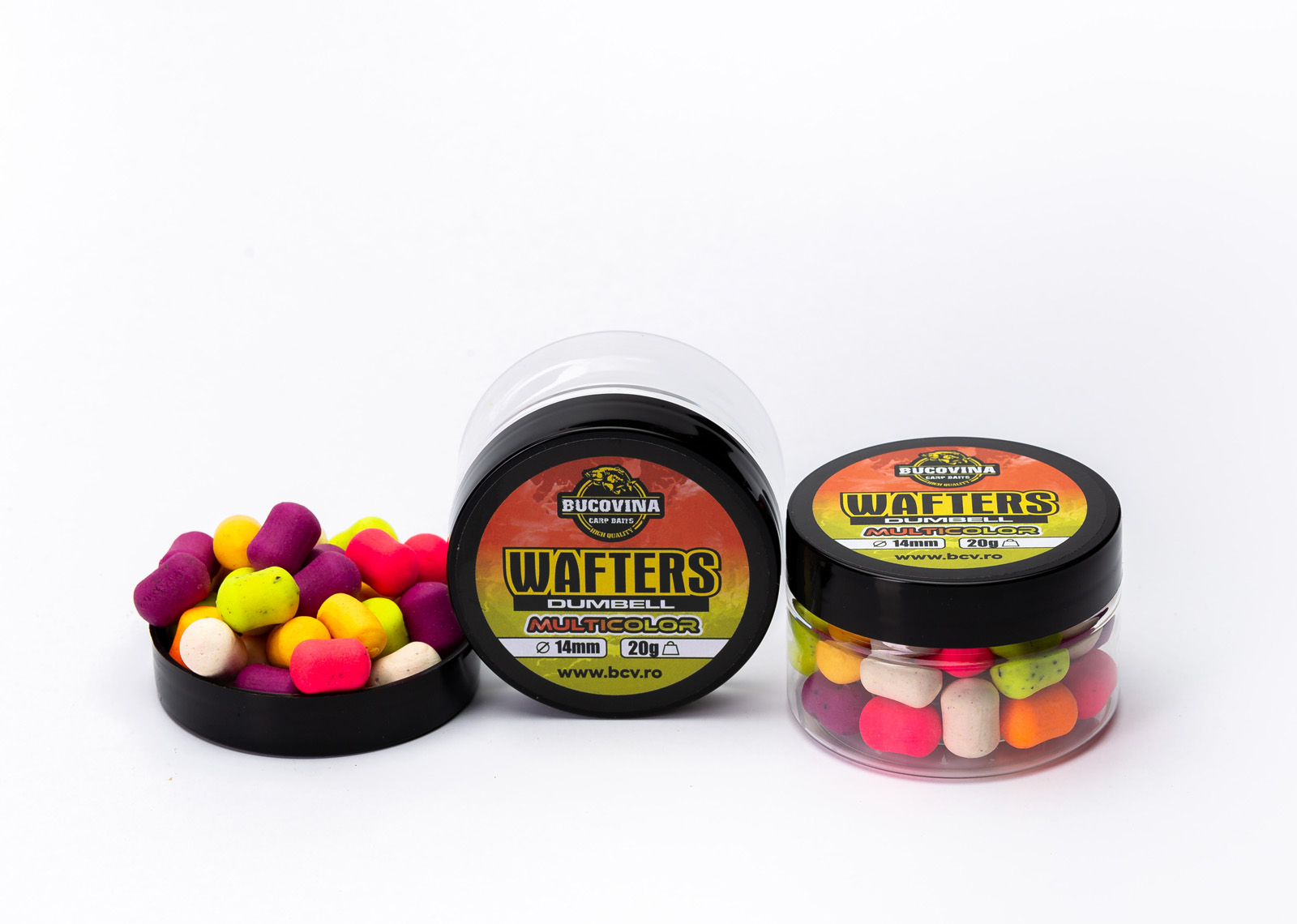 Wafters Bucovina Baits dumbells multicolor 14mm 20gr