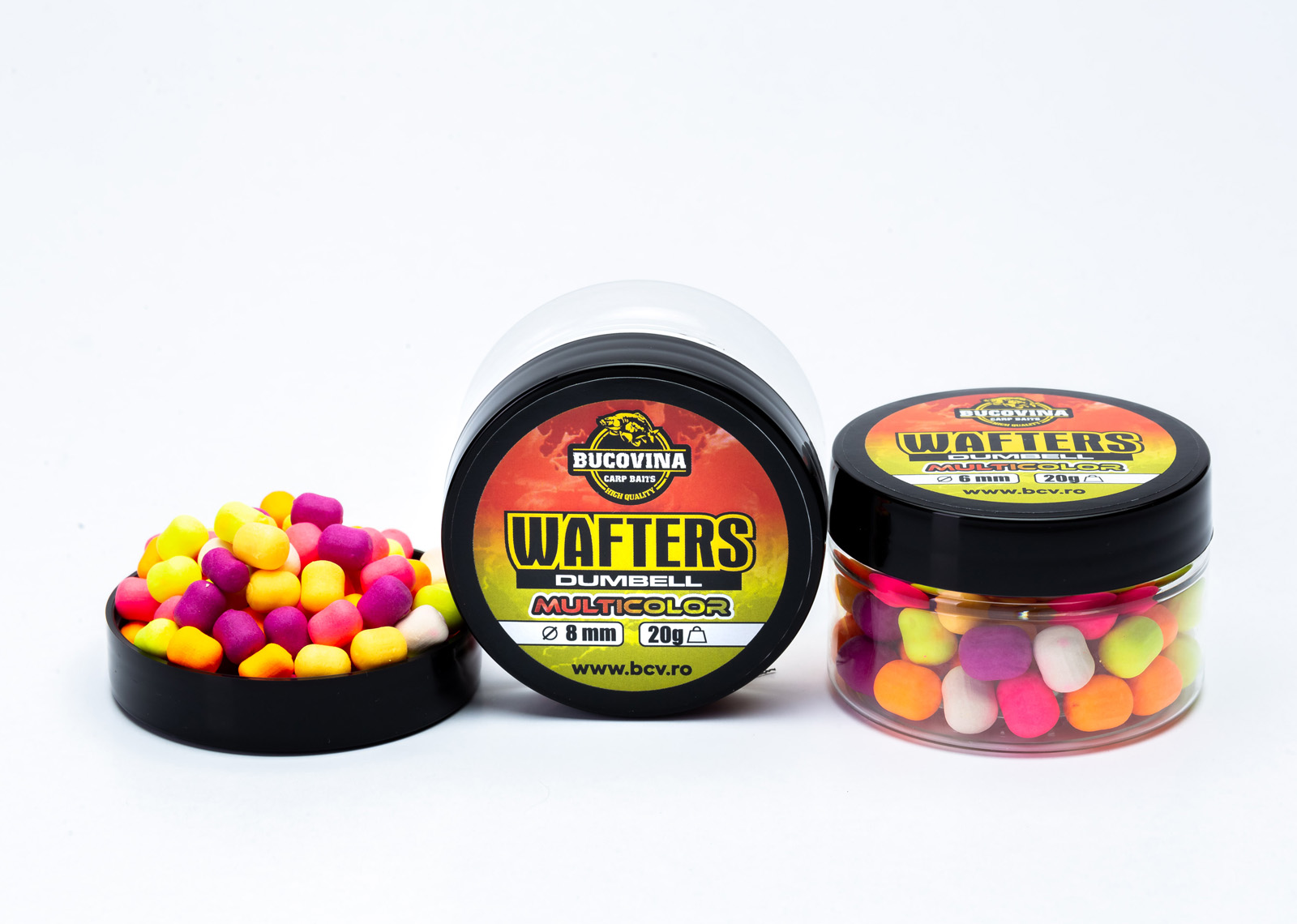 Wafters Bucovina Baits dumbells multicolor 6mm 20gr